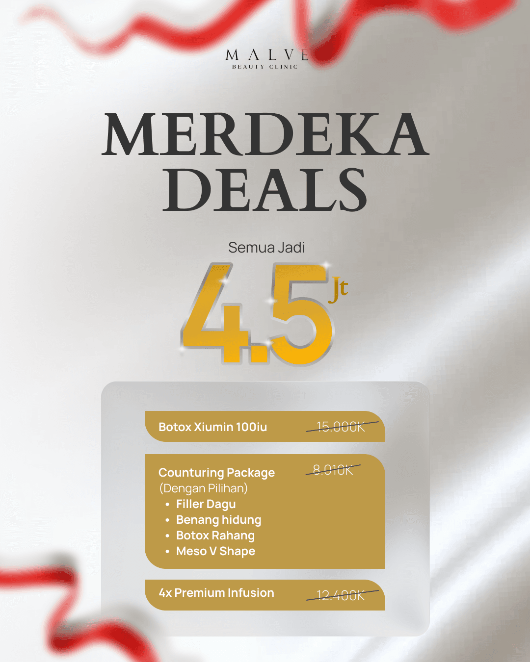 Card promo Merdeka Deals semua pilihan Rp4,5 juta